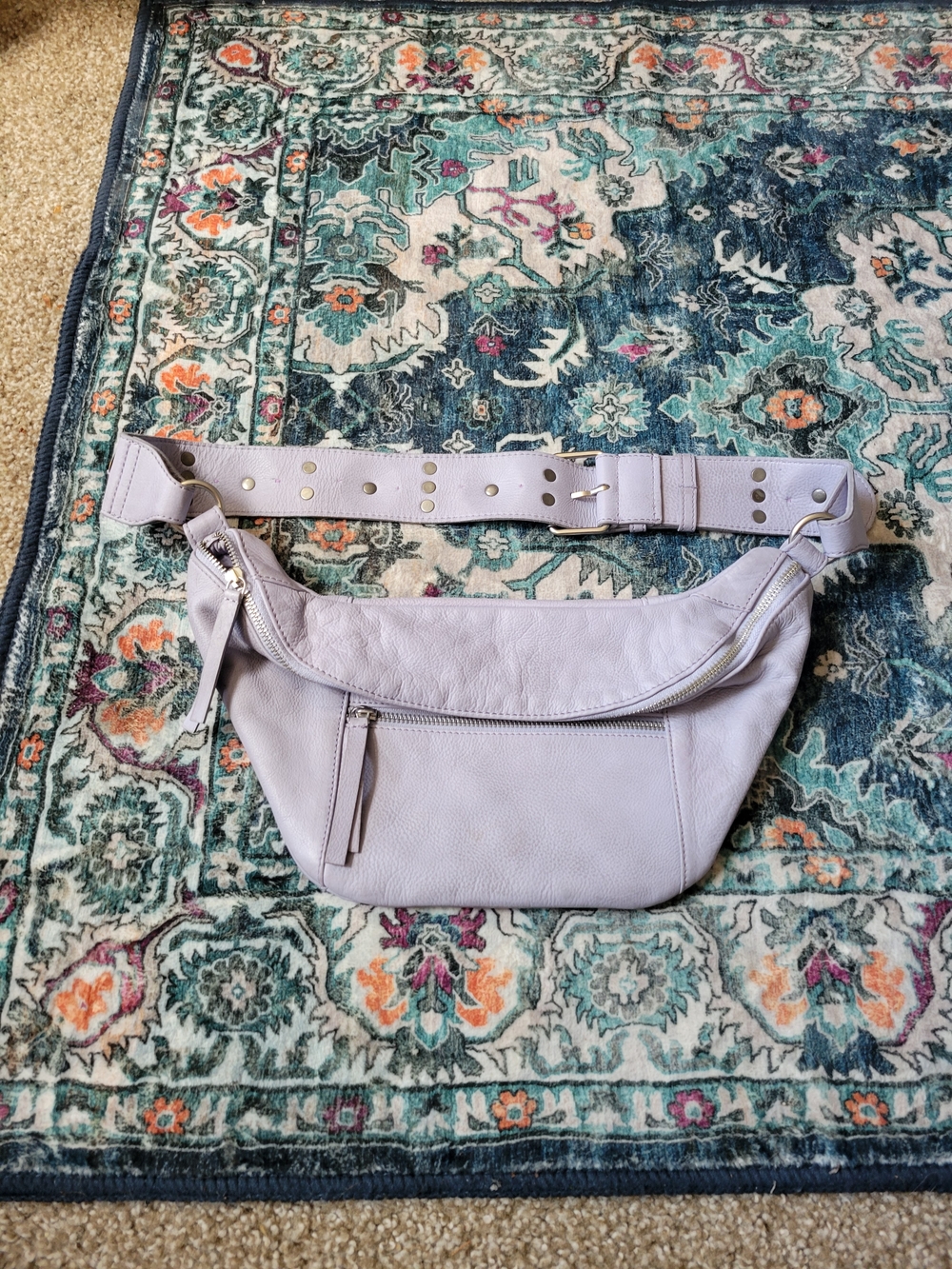 Free People Wilder Sling Belt Bag Lavender - Picture 4 of 11